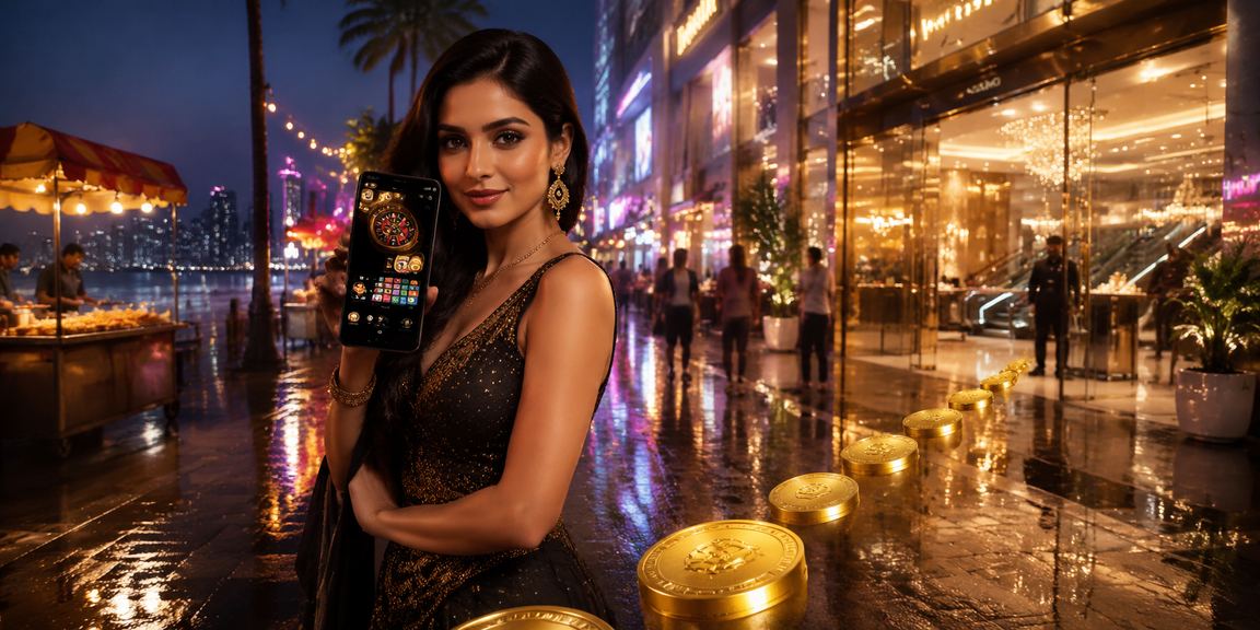 High-roller VIP player enjoying exclusive night market bonuses in Mumbai